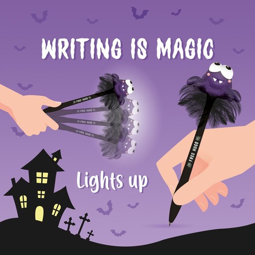 Penna sfera luminosa writing - a,